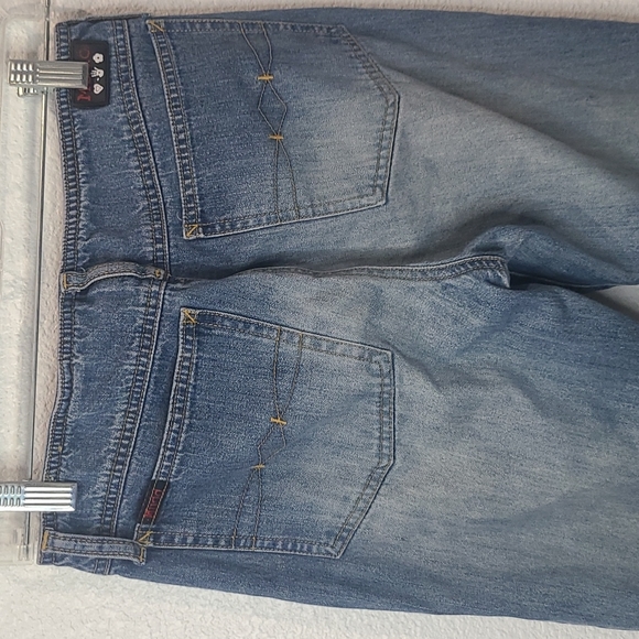 Y2K Mudd flare jeans, extreme low waist size 7 jrs. - Picture 9 of 10